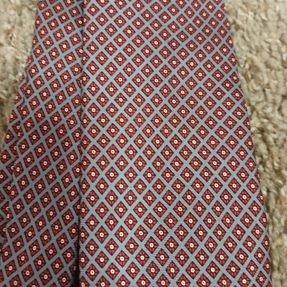 Christian Dior All Silk Patterened Neck Tie - Picture 3 of 3